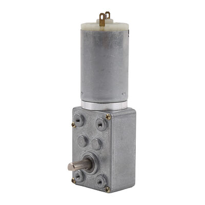 90 Degrees Double Shaft Worm Gear Motor 24V Cylinder DC Motor Motor diameter 31mm