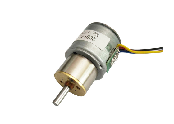 High Precision 20mm 12v DC Micro Gear Stepper Motor 2 Phase 4 Wire