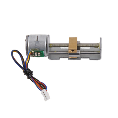linear stepper motor with linear bearings and brass slider 1 KG thrust for Camera, Optics, Medical Devices