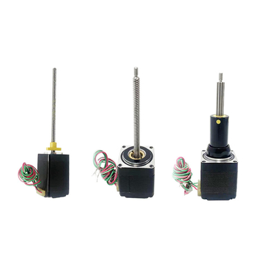 Nema 11 (28mm) hybrid stepper motor, bipolar, 4-lead, ACME lead screw, low noise, long life, high performance.