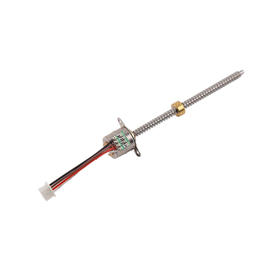 10mm 5V स्टेपर मोटर M3P1.2mm स्क्रू और कॉपर नट के साथ