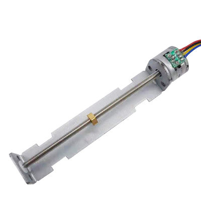 15mm 9V DC Miniature Slider Screw Stepper Motor with 0.02mm Displacement Resolution and 2 Phase Precision