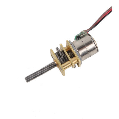 10mm Mini Gear Motor with 150 mA Current 3.3V~12V Voltage and 40Ω±7% Resistance 2 Phase Stepper Motor