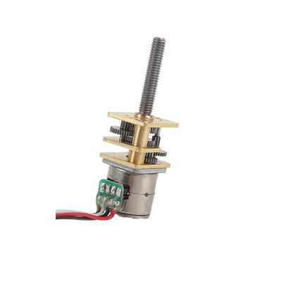 10mm Mini Gear Motor with 150 mA Current 3.3V~12V Voltage and 40Ω±7% Resistance 2 Phase Stepper Motor