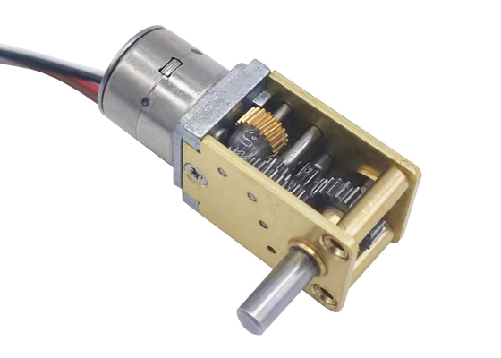2 Phases Micro Worm Gearbox Stepper Motor 10mm Diameter For Automatic Device